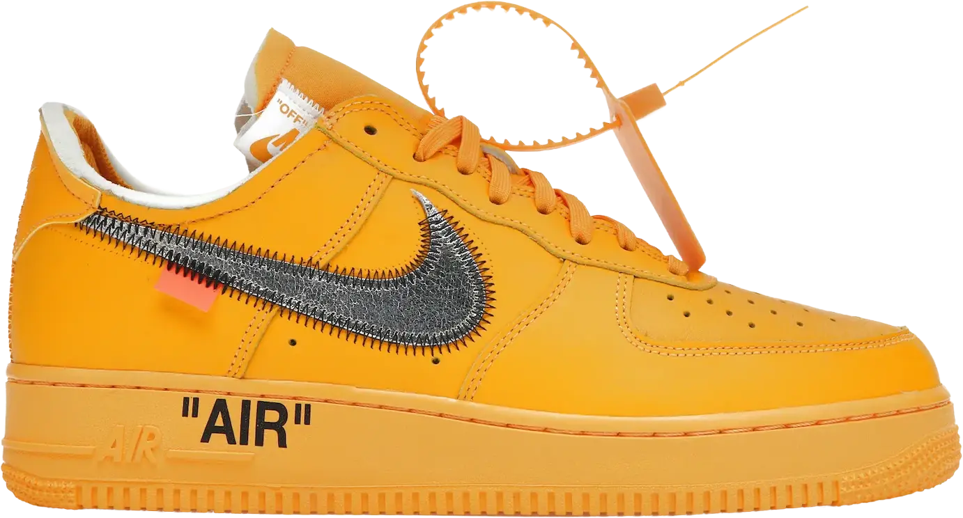 Nike Air Force 1 Low Off-White ICA University Gold (US 7)
